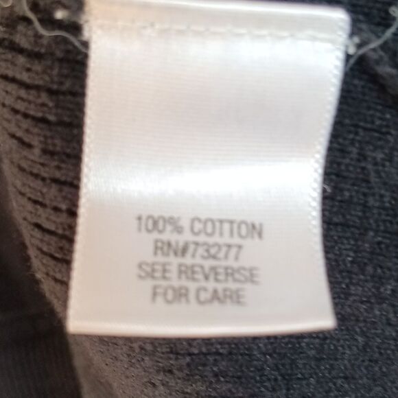 Apt. 9 Long Classic Black Knit Cardigan Sweater - Picture 3 of 4